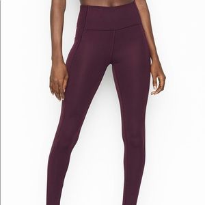 SOLD Victoria Secret Maroon Leggings